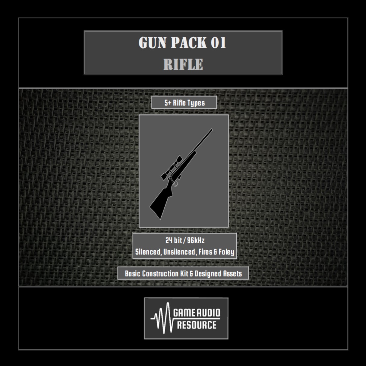 SFX Library – Gun Pack 01: Rifle – Game Audio Resource